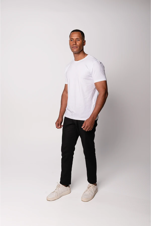 Camiseta Básica de Algodão Egípcio