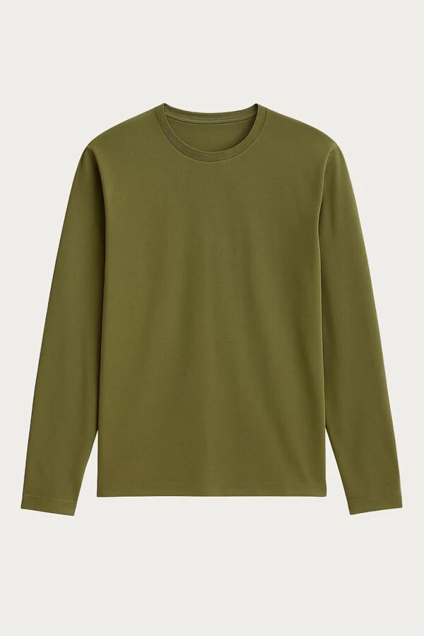 Camiseta Manga Longa de Algodão Egípcio