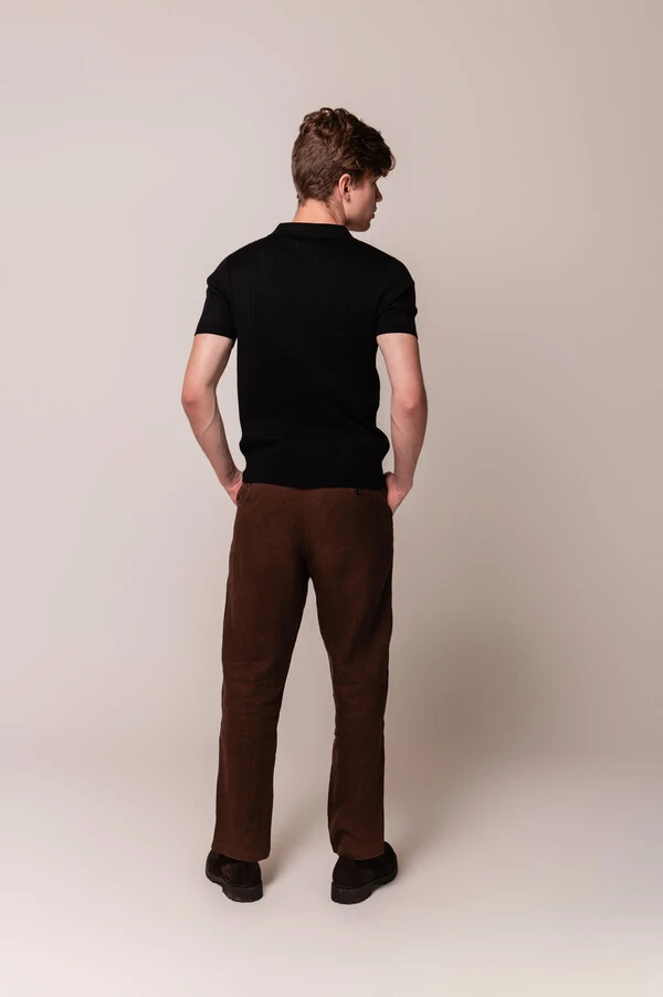 Camisa Polo Canelada