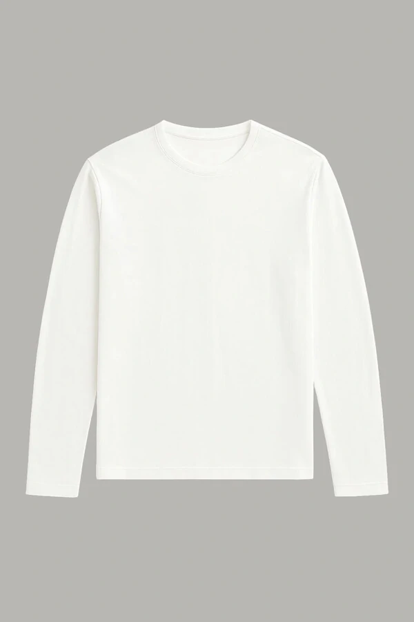 Camiseta Manga Longa de Algodão Egípcio