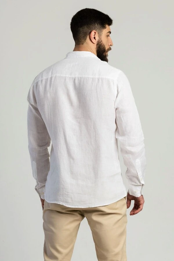 Camisa Social 100% Linho 
