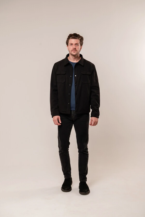 Jaqueta Overshirt Suede