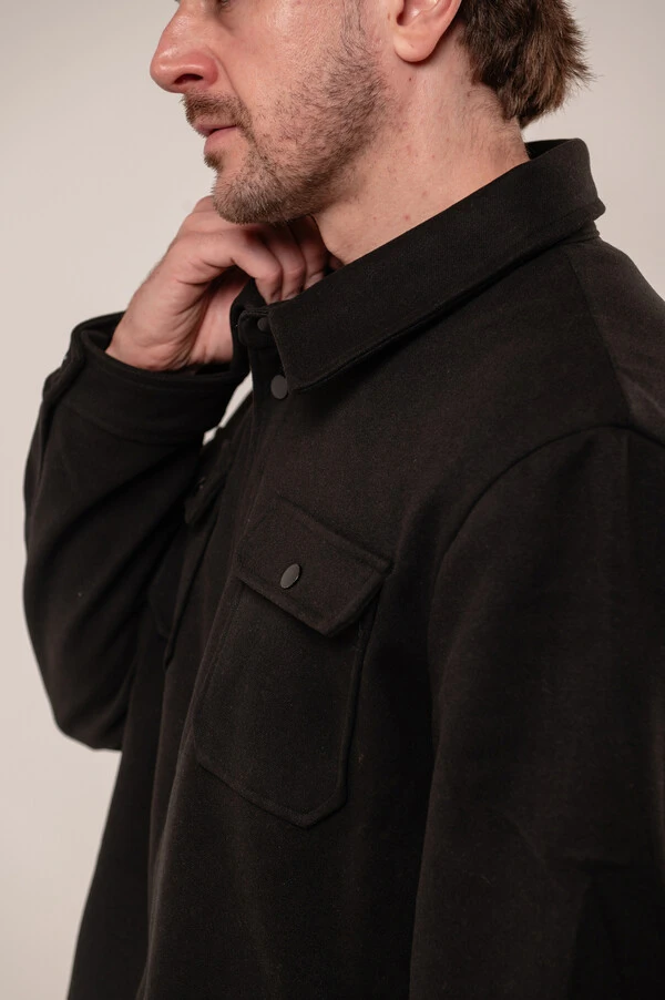 Jaqueta Overshirt Suede