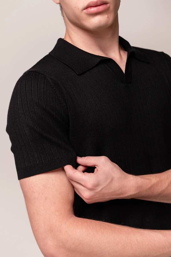 Camisa Polo Canelada