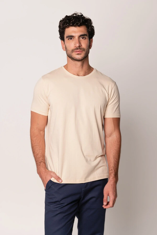 Camiseta Básica de Algodão Egípcio