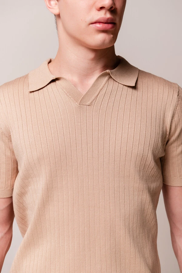 Camisa Polo Canelada