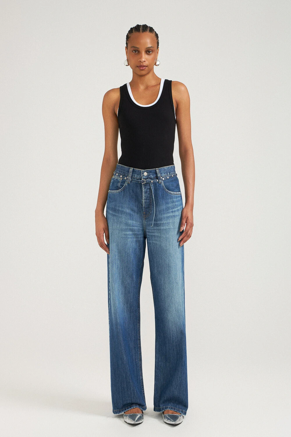 FotoCalça Loose Jeans Escuro