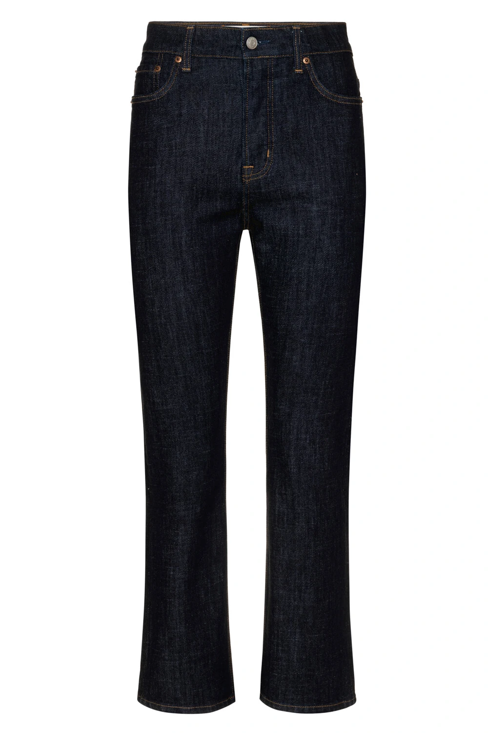 FotoCalça Cropped Zip Raw Denim