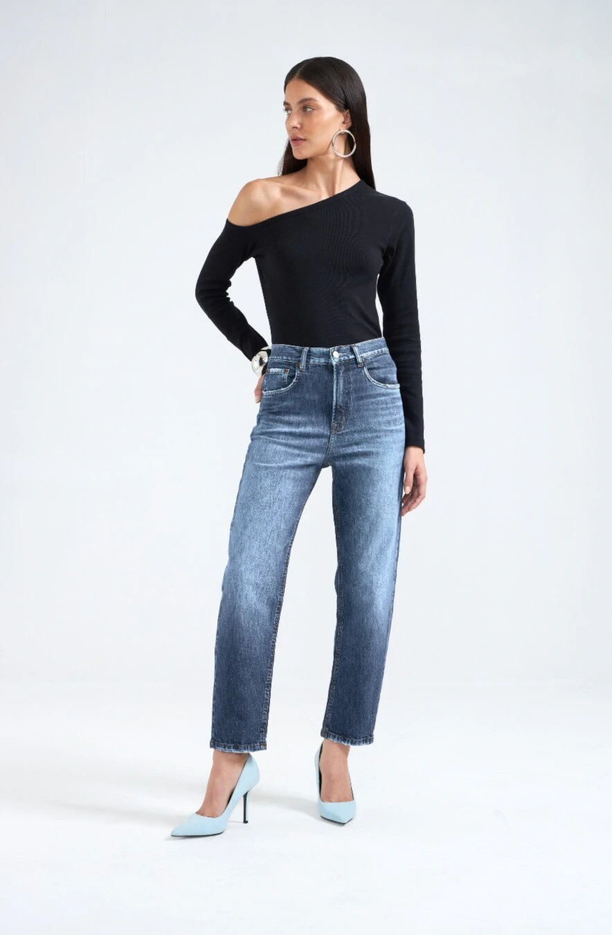 FotoCalça Baggy Lea Jeans Medio