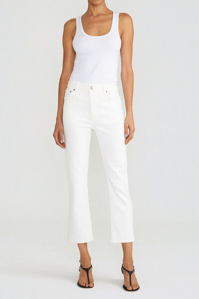 FotoCalça Cropped Off Denim