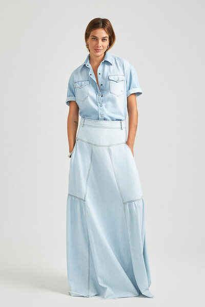 Foto Saia Jane Jeans Vintage
