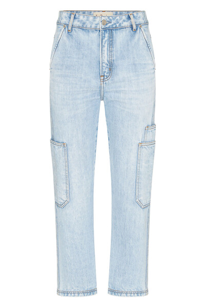 Foto Calça Relaxed Cargo Jeans Vintage Light