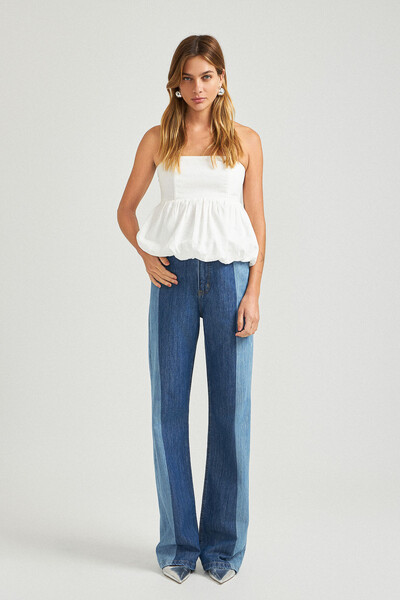 FotoCalça Hi Rise Bicolor Ray