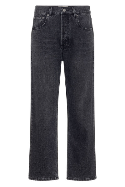 Foto Calça Wide Leg Cropped Black Jeans