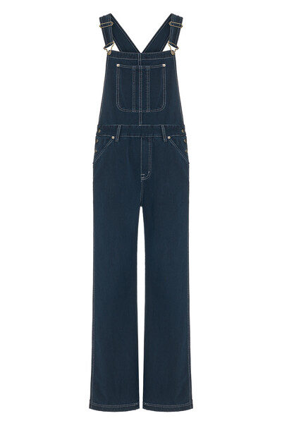 Foto Jardineira Wide Leg Navy Denim