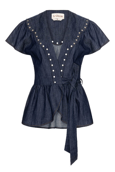 FotoBlusa Jolie Raw Denim