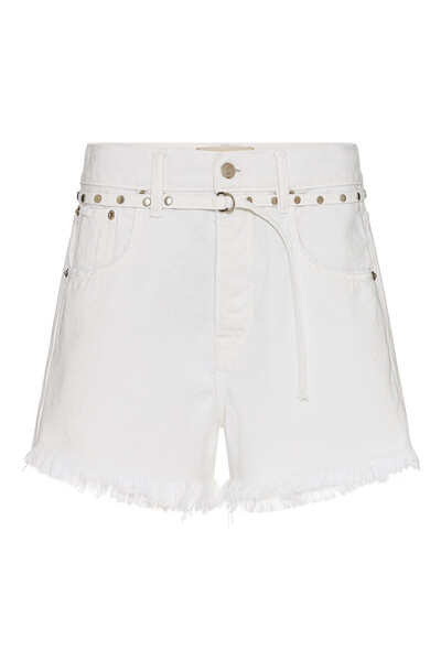 Foto Shorts Loose White Denim