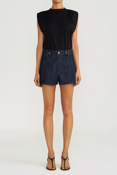 Foto Shorts Wrap Raw Denim