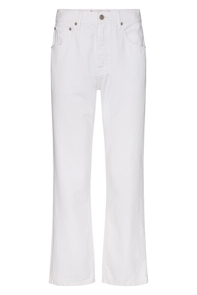 Foto Calça Straight White Denim