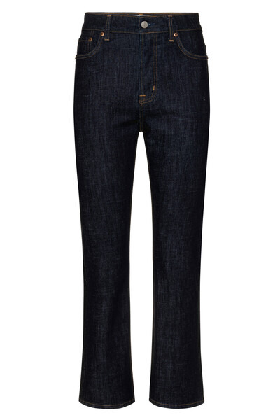 Foto Calça Cropped Zip Raw Denim