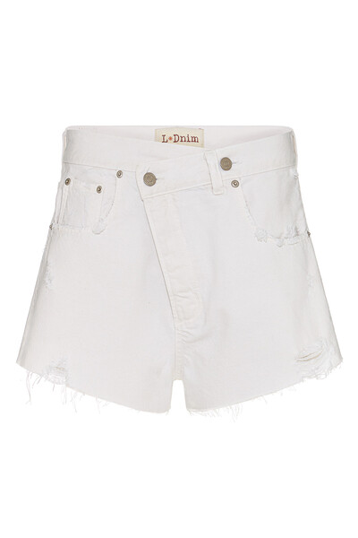Foto Shorts Crossover White Denim