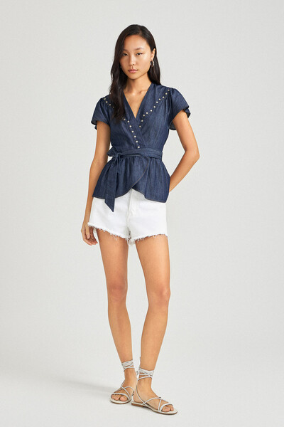 FotoShort Urban White Denim
