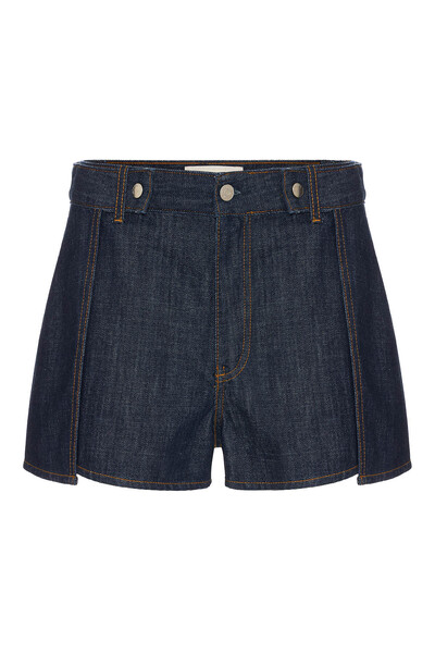 Foto Shorts Wrap Raw Denim