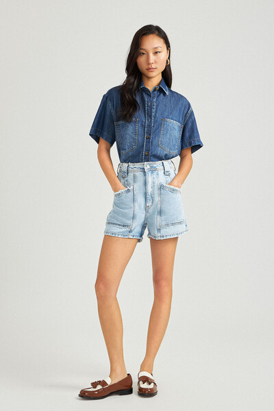 FotoShort Lily Jeans Vintage