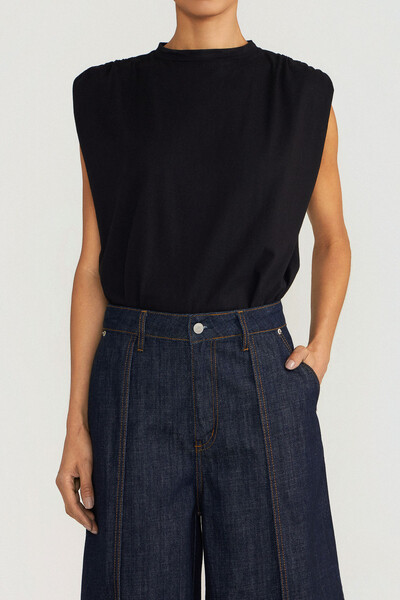Foto Muscle Tee Preto