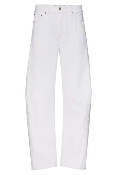 Foto Calça Barrel White Denim