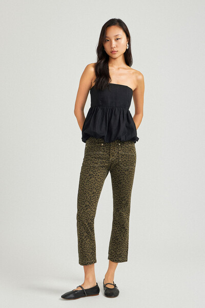 Foto Calça Naomi Onça Green Denim
