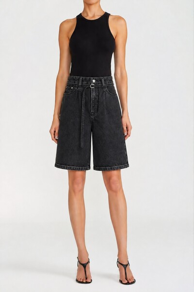 Foto Jorts Black Jeans