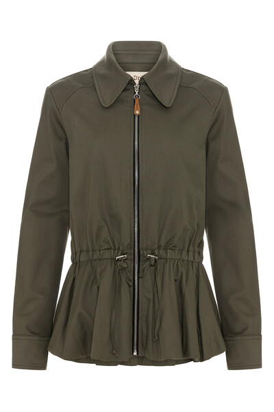 Foto Jaqueta Peplum Green Denim