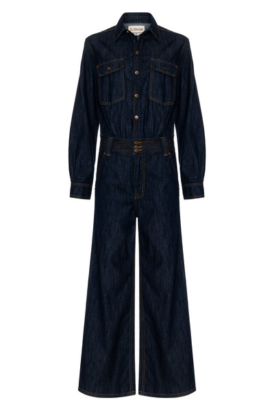 Foto Macacão Marine Raw Denim