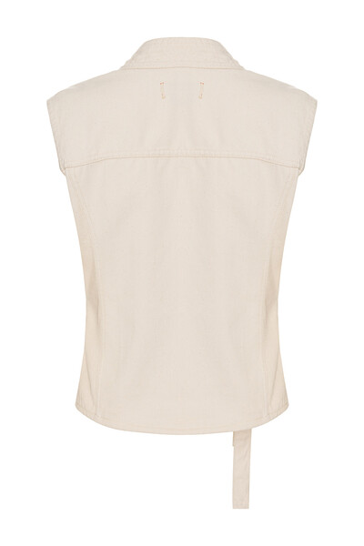 FotoColete Kimono Natural Denim