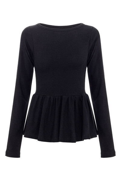 Foto Blusa Peplum Catarina Preta