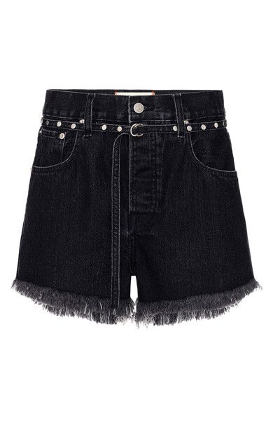 Foto Short Loose Black Jeans