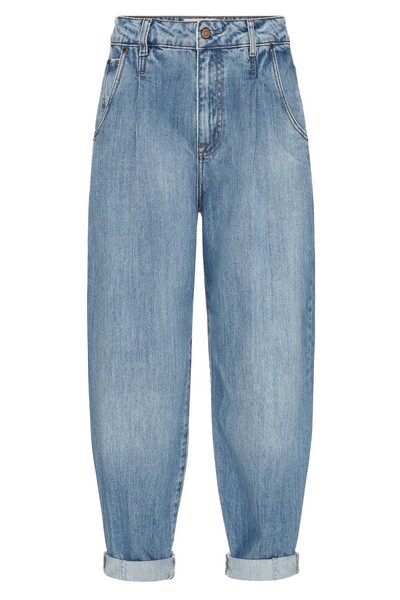 Foto Calça Balloon Jeans Medio