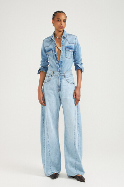 FotoCamisa Stretch Jeans Vintage