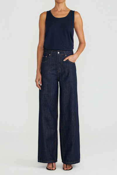 FotoCalça Wide Shift Raw Denim