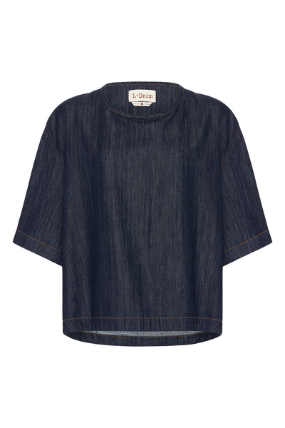 Foto T-Shirt Oversized Raw Denim