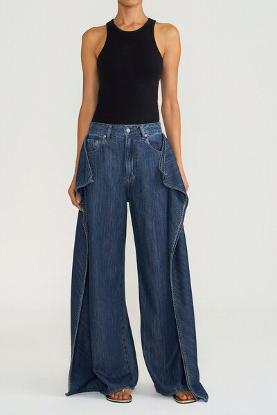 Foto Calça Wave Dark Wash Jeans