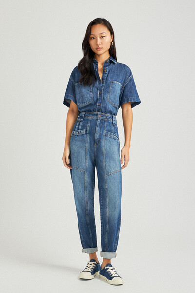 FotoCalça Baggy Lily Jeans Escuro