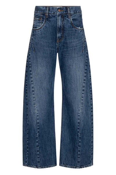 Foto Calça Wide Curve Jeans Escuro