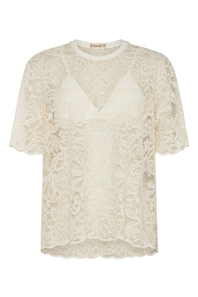 Foto T-Shirt Renda Off White
