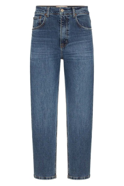Foto Calça Baggy Bia Jeans Escuro