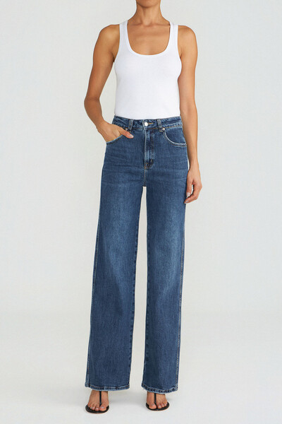 FotoCalça Long Marine Jeans Médio