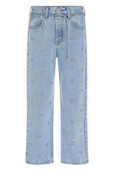 Foto Calça Loose Cropped Asterisco Jeans Vintage