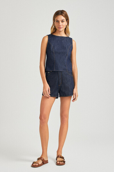 Foto Short Gin Raw Denim