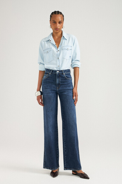 FotoCalça Long Marine Jeans Médio